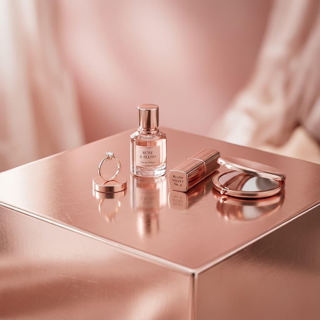 Rose Gold Luxury Surface